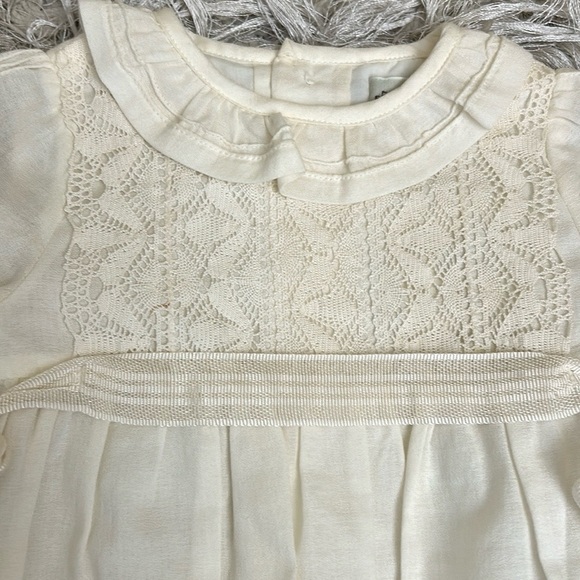 NWT Pili Carrera Heirloom Christening Baptism Gown w/Matching Bonnet&Bloomers 1M - Picture 9 of 14